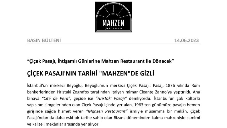 Profeyonel basın bülteninizi birlikte hazırlayalım
