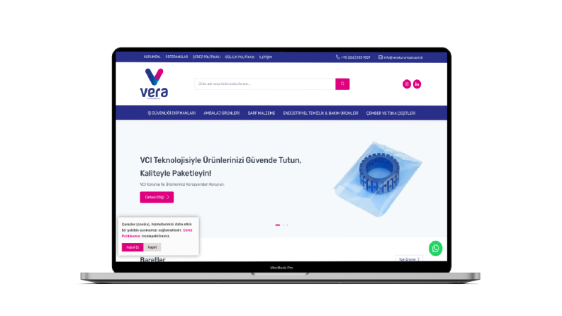Vera Kurumsal Web Sayfası