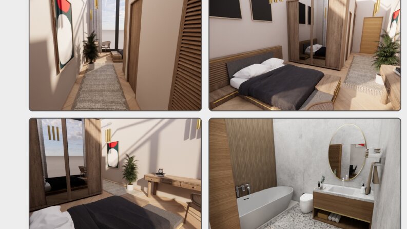 Otel ve Ofis İç Mekan Tasarımı | 3D Modelleme & Render