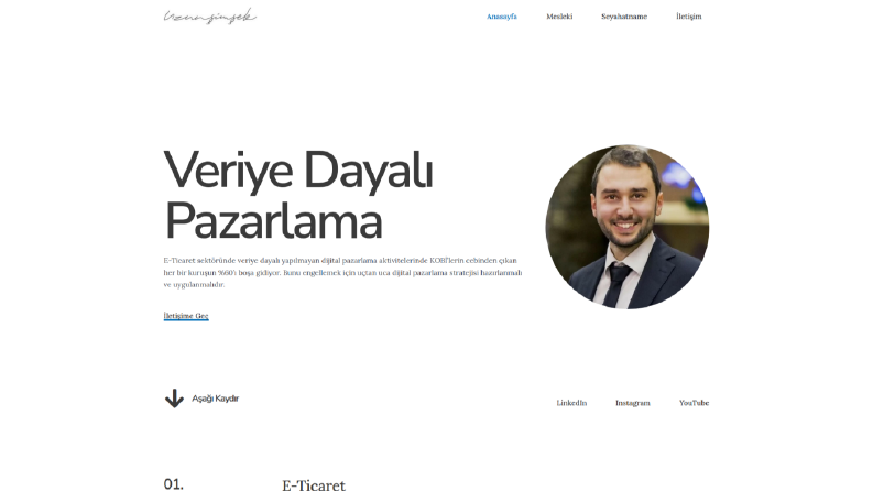 Şahin Uzunşimşek - Web Site Tasarımı