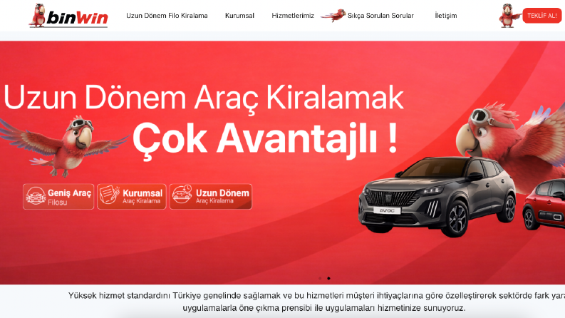 Filo Kiralama Web Sitesi