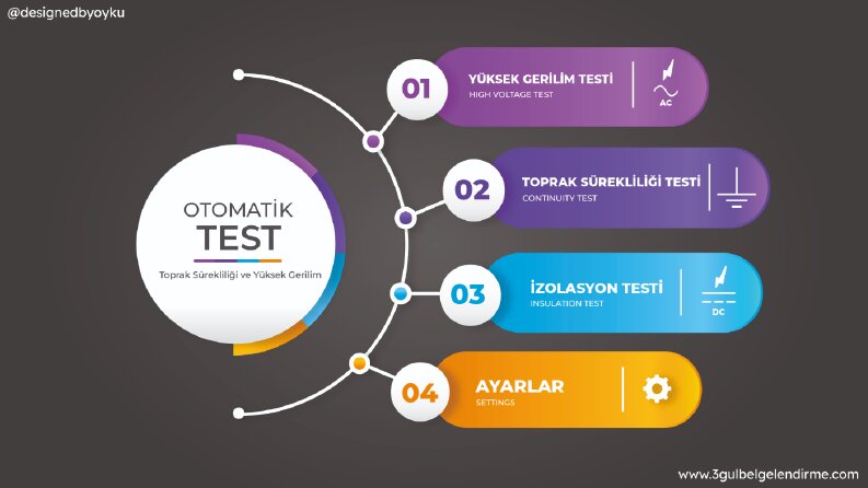 3ART Test Cihazı Dokunmatik Ekran Tasarımı