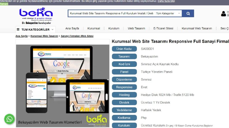E-Ticaret Php Özel Tasarım3