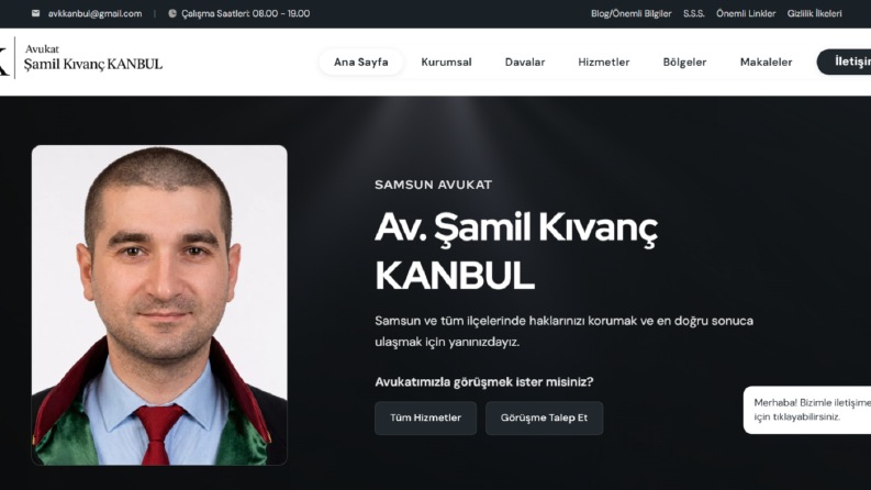Şamil Kıvanç Kanbul Web Sitesi