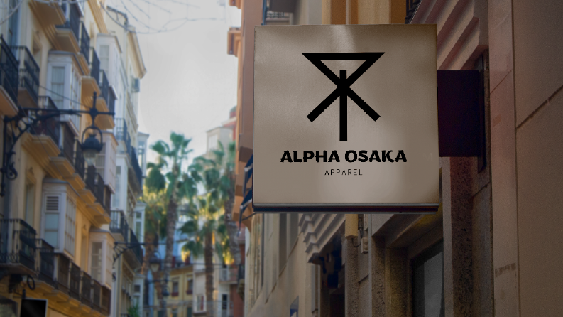 Giyim Mağazası - Alpha Osaka Logo Çalışması