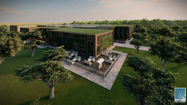 3D Modelleme-Dış Cephe