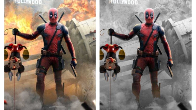 deadpool-baskın renklendirme