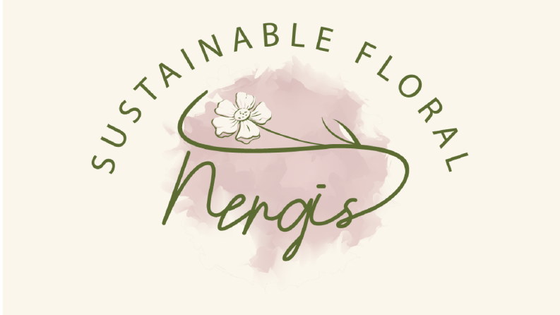 Nergis modern, minimal logo tasarımı