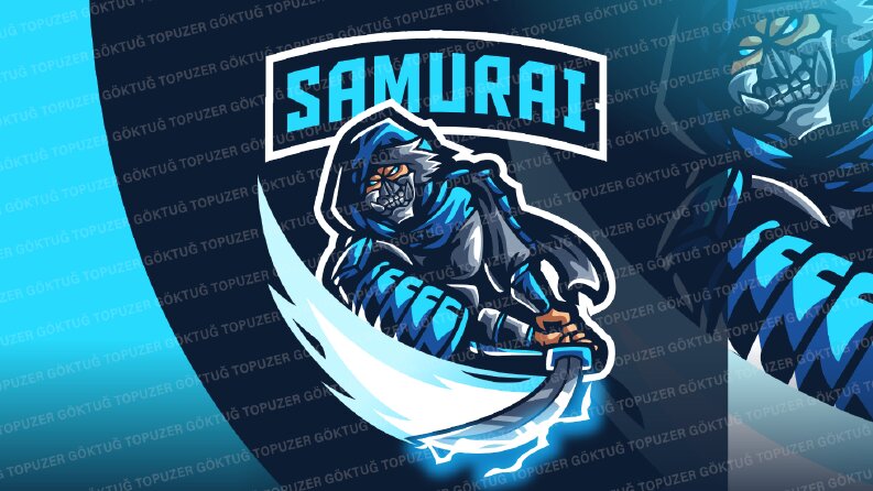 Samurai Logo Tasarım Çalışması