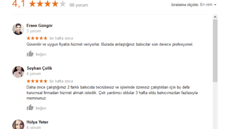 Google Maps Yorum