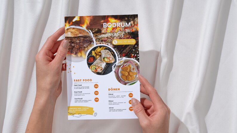 Bodrum Döner Broşür Tasarımı