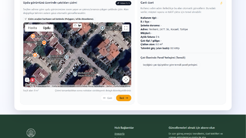 Özel Web Uygulaması