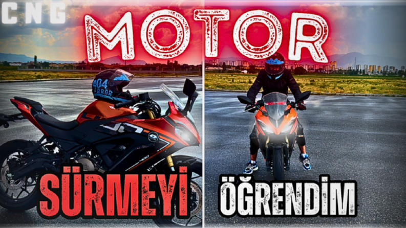 Motor sürme videosu için youtube kapak fotoğrafı🔥🔥