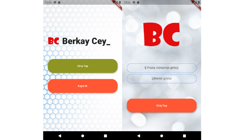 Giriş Yap Kayıt Ol Sayfaları