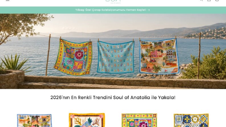 Soul of Anatolia – Moda ve Aksesuar E-Ticaret Sitesi