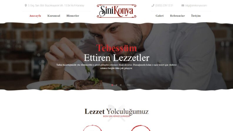 PSD to HTML | Sini Konya