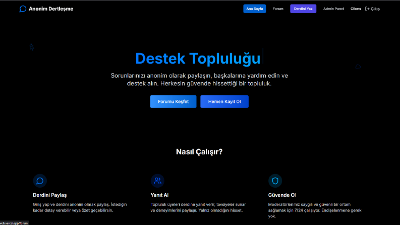 Forum Web sitesi tasarımı 