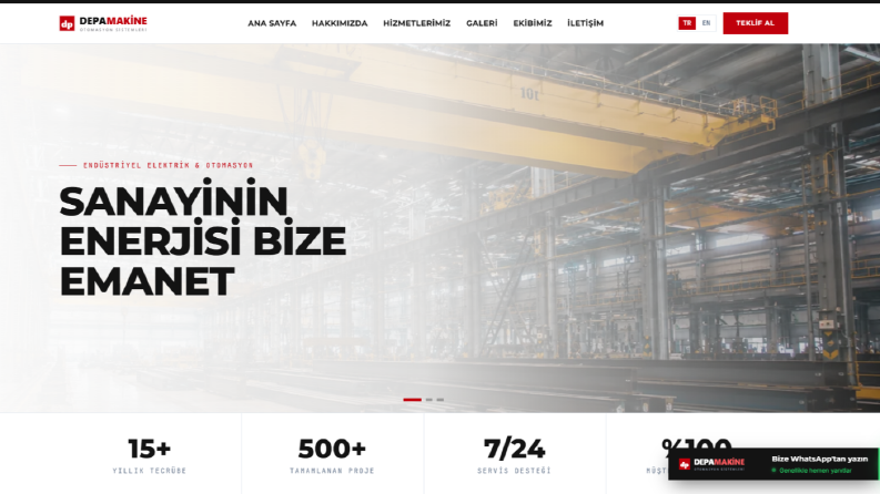 DEPAMAKİNE CMS