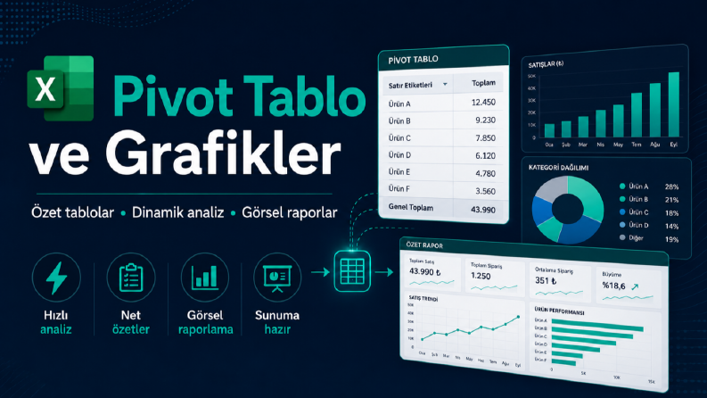 Excel Pivot Tablo ve Raporlama Çalışması