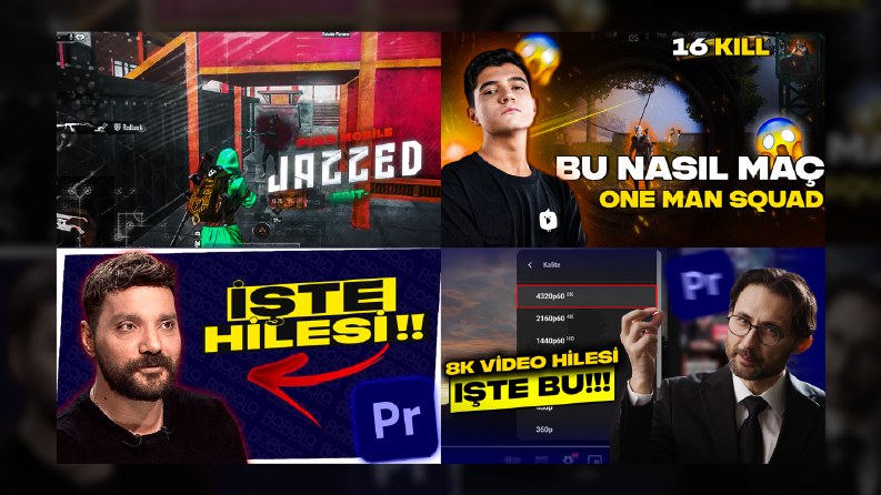YouTube Thumbnail Tasarımları
