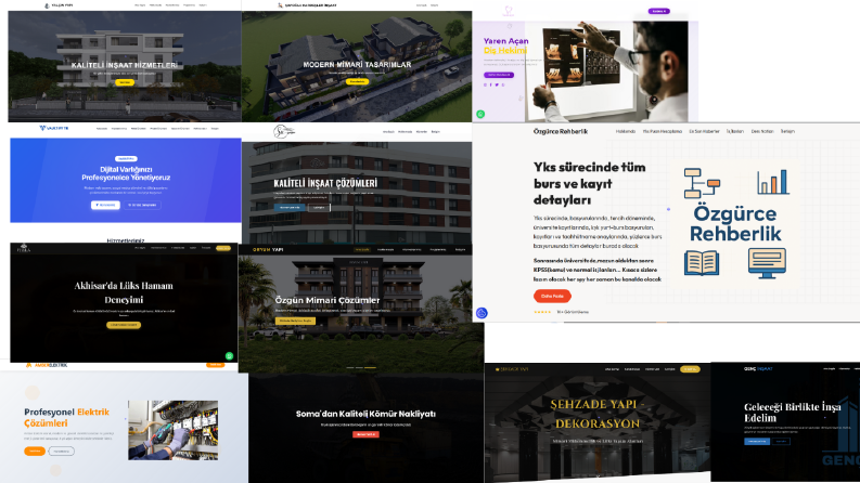 web tasarımlarım