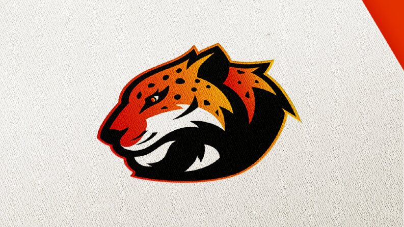 Pars/Leopar Temalı Oyun Sunucusu Logo Tasarımı