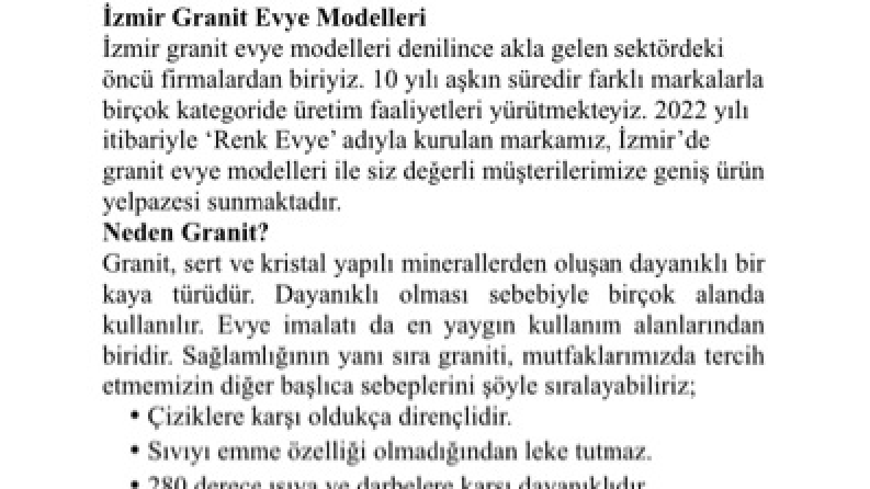 renkevye.com için blog çalışması