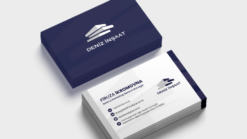 Deniz İnşaat | Kartvizit Tasarımı