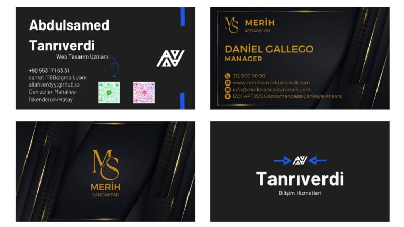 Modern & Minimal Kartvizit Tasarımı