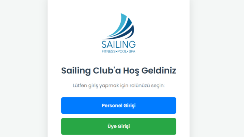 Sailing Spa Wellness - Özel Müşteri Takip Yazılımı
