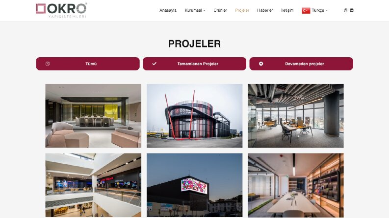 Okro Yapı – Kurumsal Web Tasarım Projesi