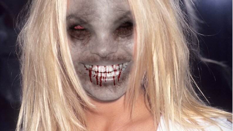 Vampirli Korkunç Photoshop