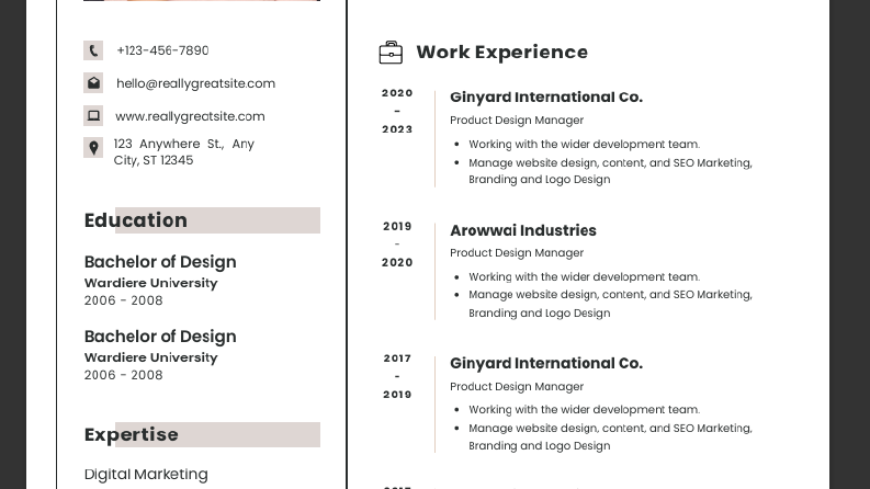 ATS uyumlu profesyonel CV ve ön yazı hazırlama