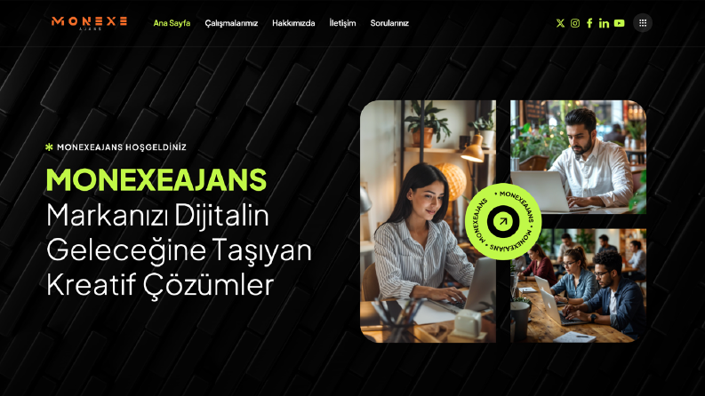 Monexe Ajans – Kurumsal Web Tasarımı