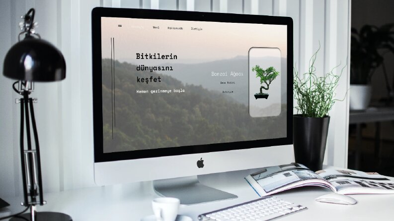 Botanik temalı web sitesi