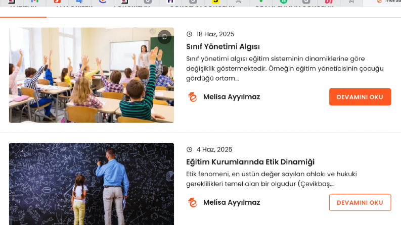 Eğitim Makaleleri