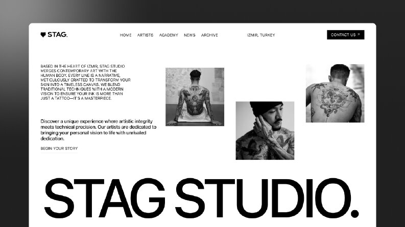 Stag - Landing Page