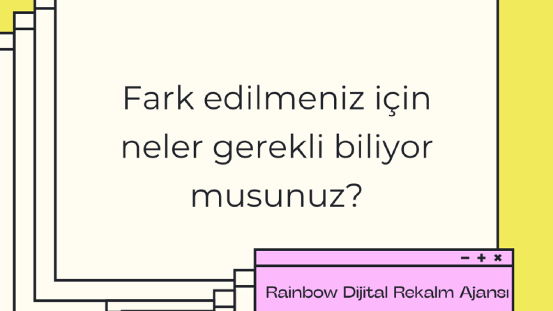 Rainbow için post tasarımı