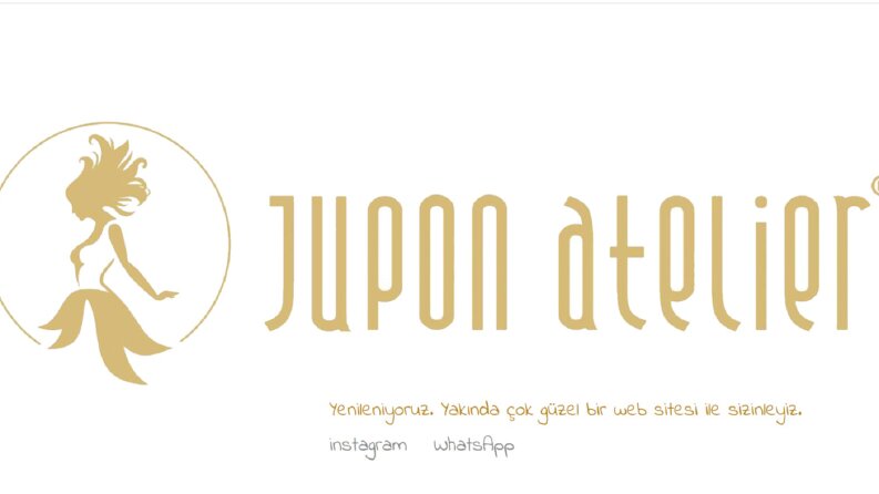 Jupon Tarlatan-Yapım sayfası tasarımı