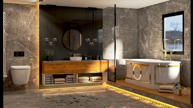 Özel Banyo Tasarım Çalışması