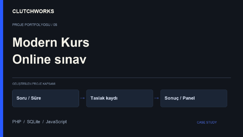 Modern Kurs | Online Sınav Uygulaması