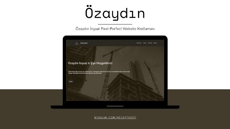 Özaydın İnşaat A.Ş Website