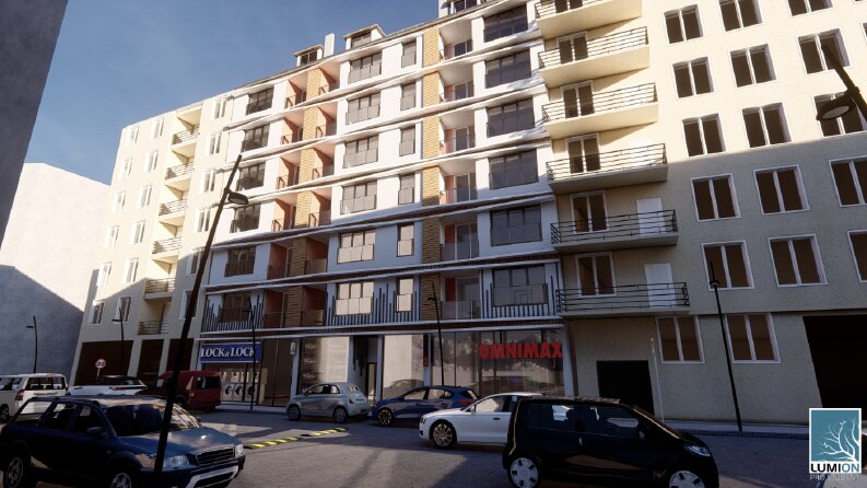 Apartman Cephe Tasarımı ve Render İşlemi