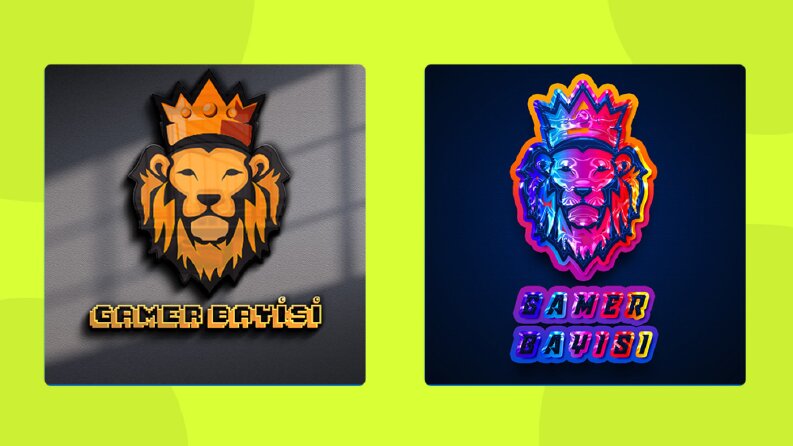 Gamer Bayisi İçin Logo Çalışmaları