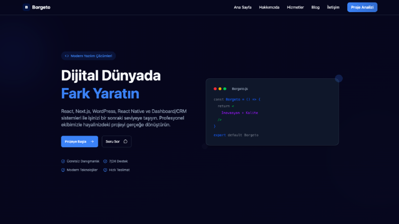 Sıfırdan Anahtar Teslim Websitesi