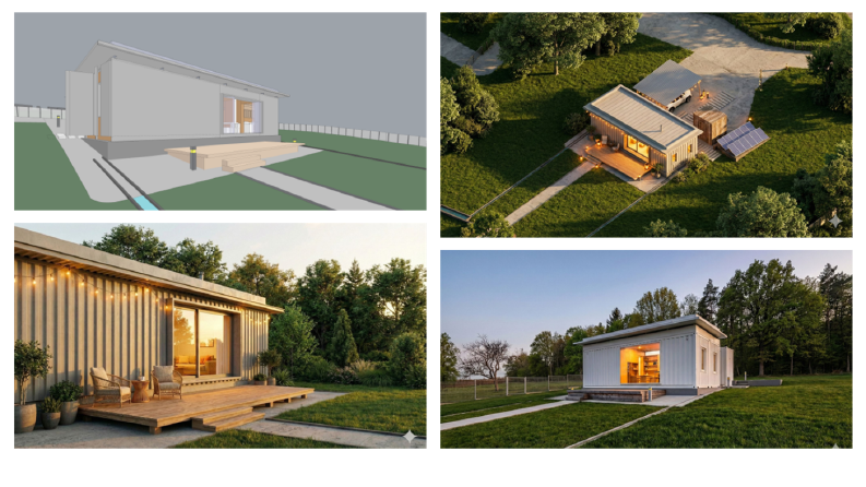 PROMPT AI RENDER VE 3D MODEL