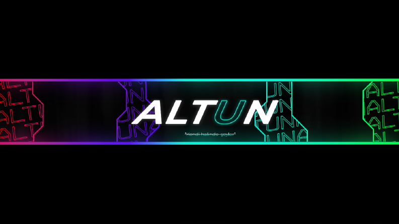 YouTube Neon Banner