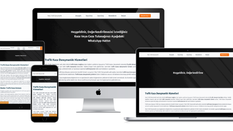 Kaza Danışmanlık Firması Web Tasarımı