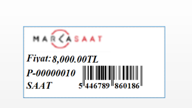 Etiket Barkod Tasarımı