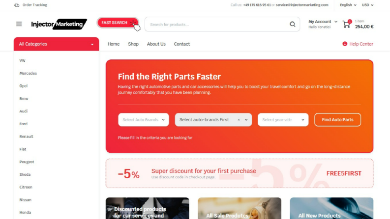 injectormarketing.de | Web Site Tasarımı ve Kodlama